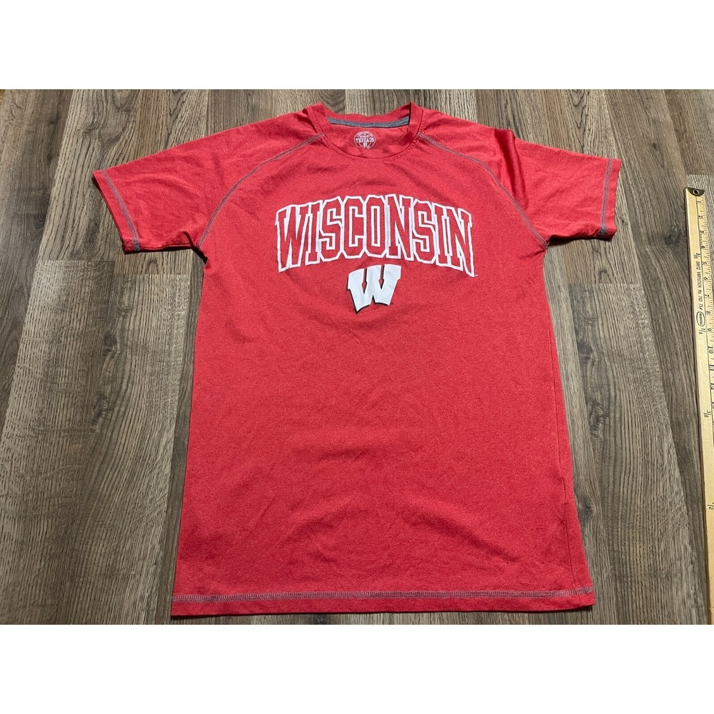 Rivalry Threads 91 Shirt, Men's Size Medium, Red, Wisconsin Badgers
